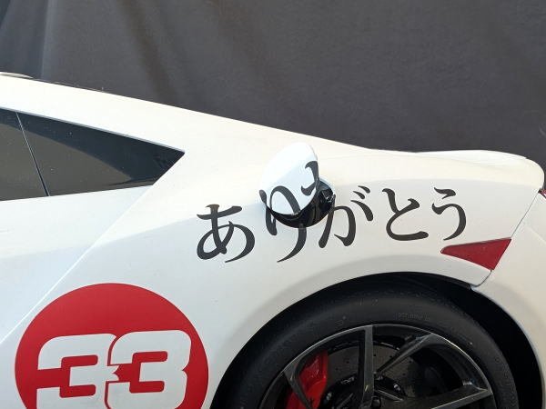 Photo4: 1/8 Honda NSX Thank You Logo Decal (4)