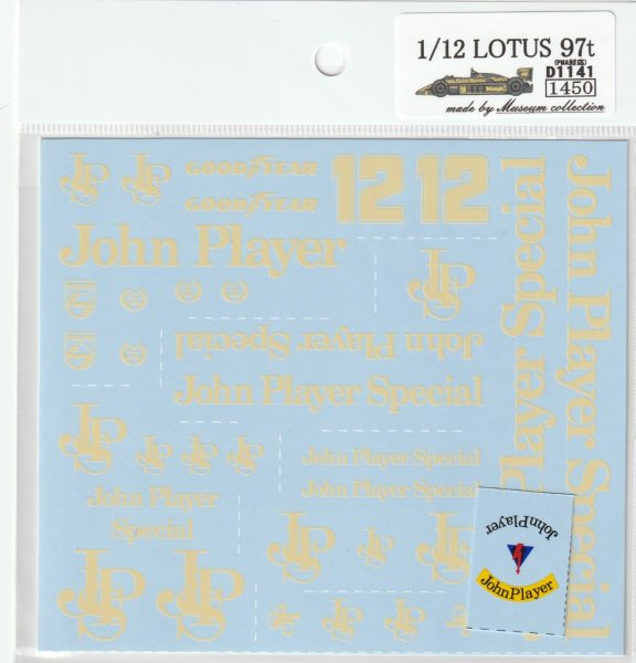 Photo4: 1/12 Lotus 97t JPS decal (4)