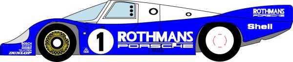 Photo1: 1/24 Porsche 956 ‘82 Le Mans Decal (1)