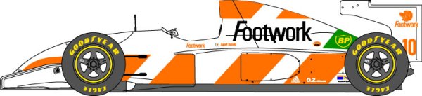 Photo1: 1/20 Footwork FA13 & FA14 decals (1)