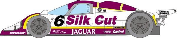 Photo1: Jaguar XJR-8,9 additional logo (1)