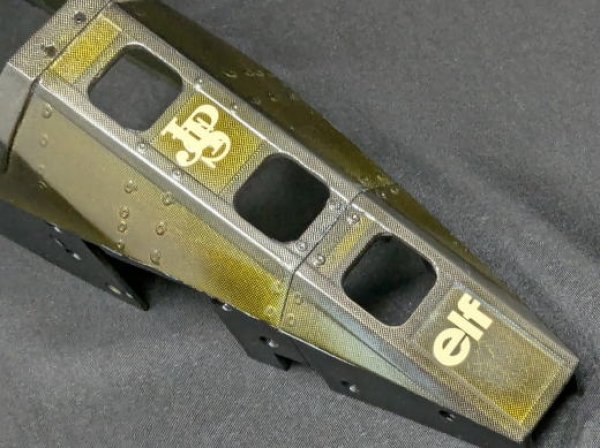 Photo1: 1/8 Lotus 97t Monocoque Carbon (Transparent) Decal (1)