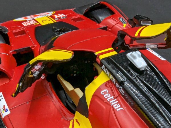 Photo2: 1/24 Ferrari 499P '23 Le Mans Decal (2)