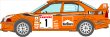 Photo1: 1/24 Mitsubishi Lancer EvoVI'99 additional logo decal (1)