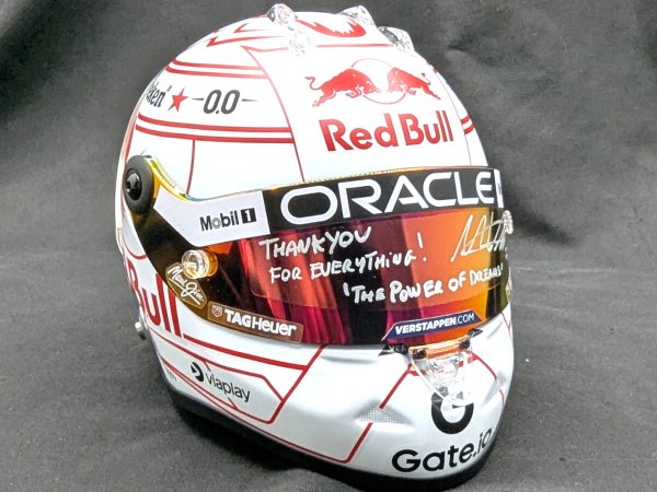 Photo2: 1/2 Helmet M. Verstappen 2025 Japanese GP Visor Decal (2)