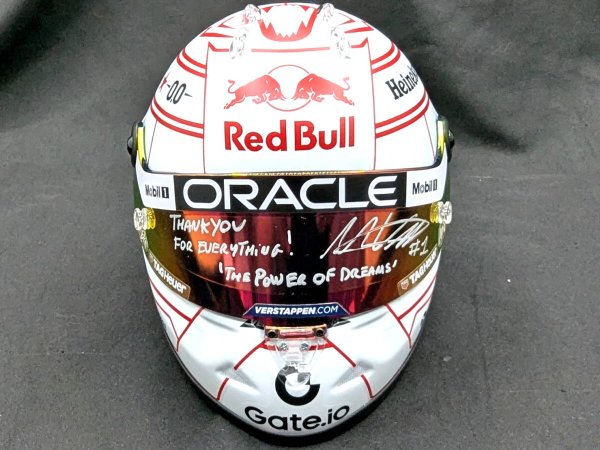 Photo3: 1/2 Helmet M. Verstappen 2025 Japanese GP Visor Decal (3)