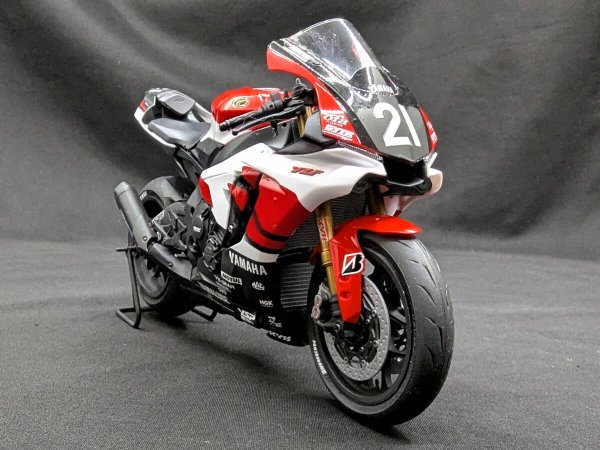 Photo3: 1/12 scale Yamaha YZF-R1 2025 8 Hours Endurance Race #21 Yamaha Racing Ver. decal (3)
