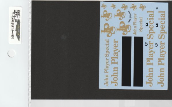 Photo5: 1/18 Lotus 97t Tobacco Decal (5)