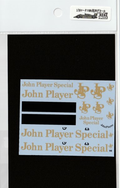 Photo4: 1/18 Lotus 98t Tobacco Decal (4)