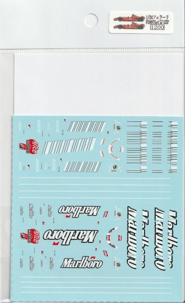 Photo3: 1/24 Ferrari F2007 [bar]&Tobacco Decal (3)