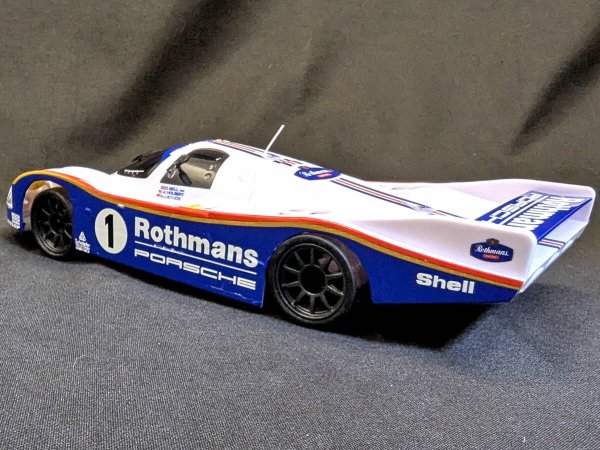 Photo9: Mini-Z body Porsche 962 '86 Le Mans decal (9)