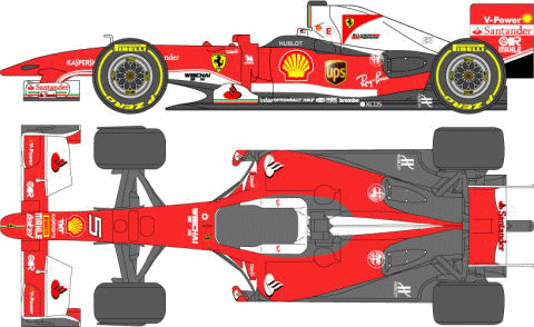 1/20 Ferrari F60 '16 Hockenheim Decal