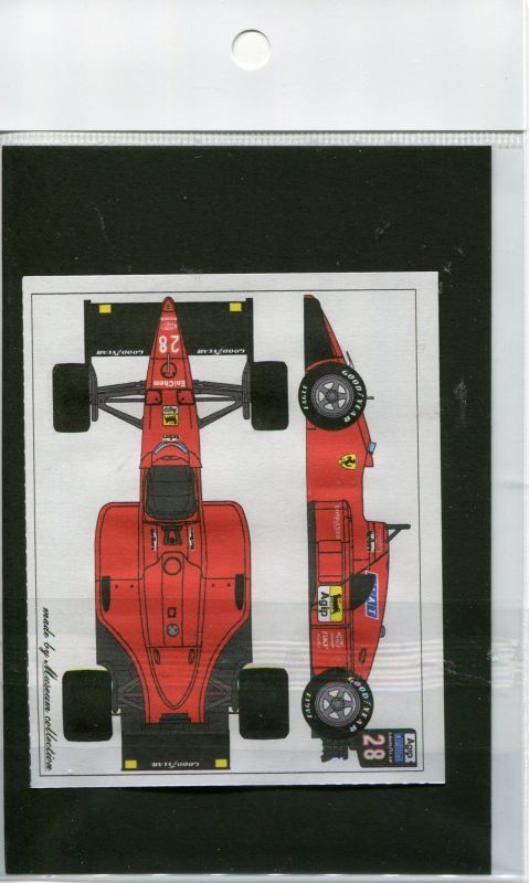 Ferrari Formel 1 1999 1//18 Decal Für Pilot//Fahrerfigur M.Schumacher