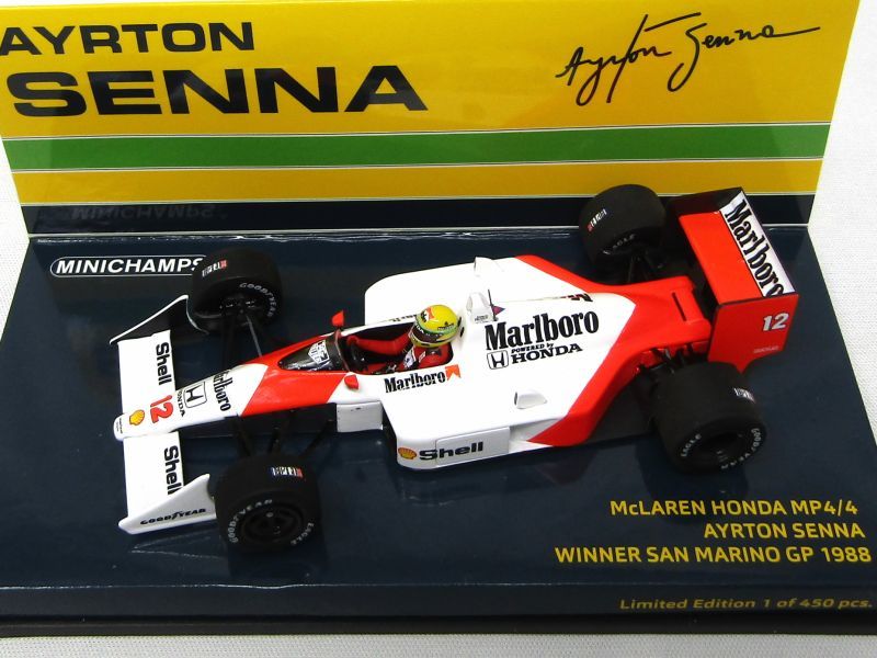 Formula 1 Car Collection MARLBORO DECALS McLaren 1990 MP4/5B Senna 1:43 scale 