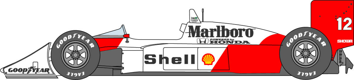 1/20 McLaren MP4 / 4 & 4B Decal