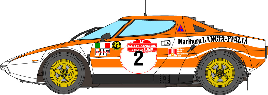 1/24 Lancia Stratos '74 Sanremo Decal